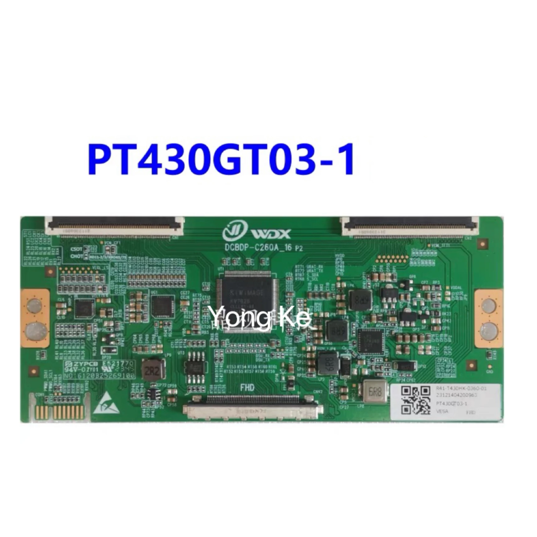 Newly upgraded Huike PT430GT03-1 4K 2K dual 60PIN logic board in stock