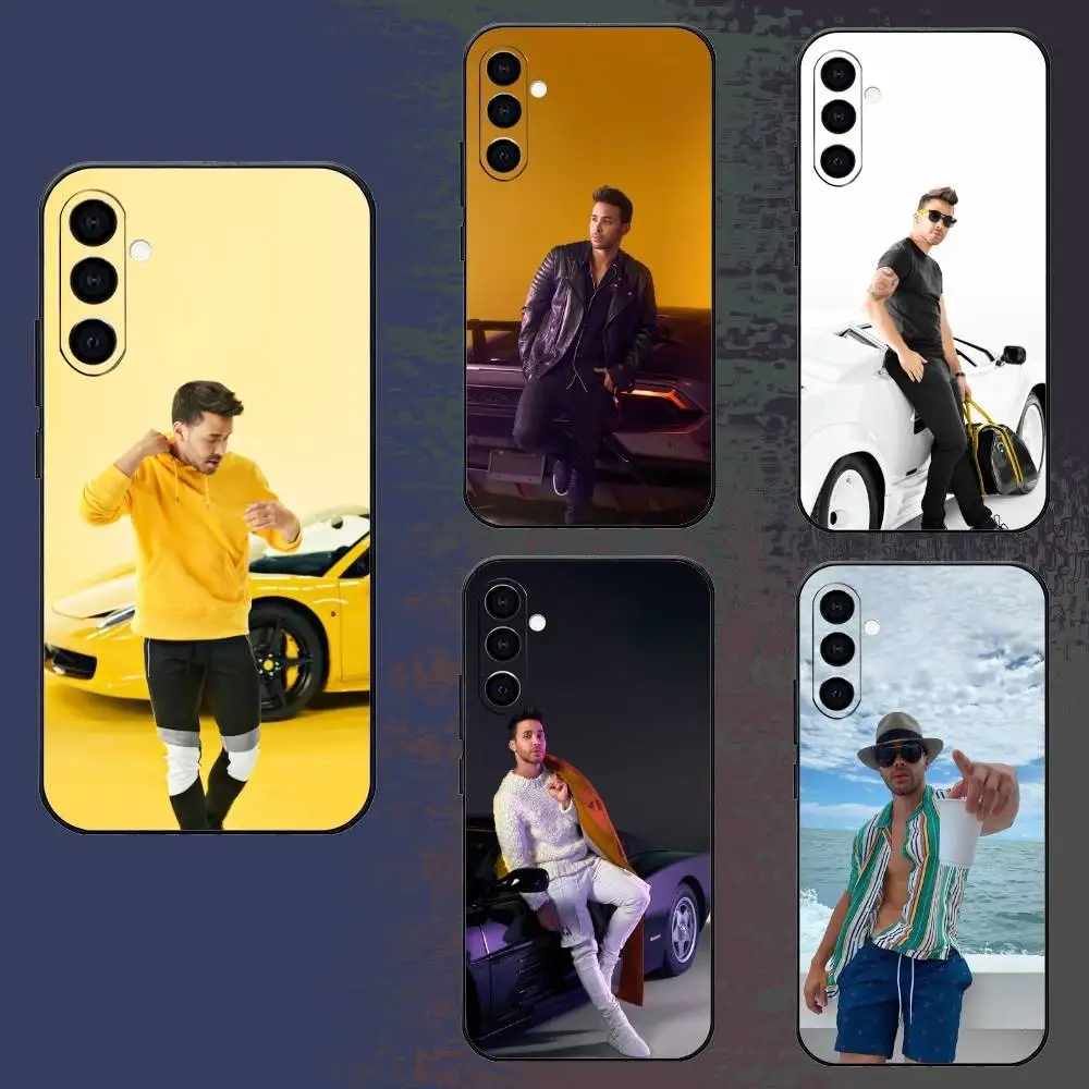 

Dardos P-Prince R-Royce Phone Case For Samsung Galaxy A73,A72,A71,A70,A52,A51 Others Soft Black Cover