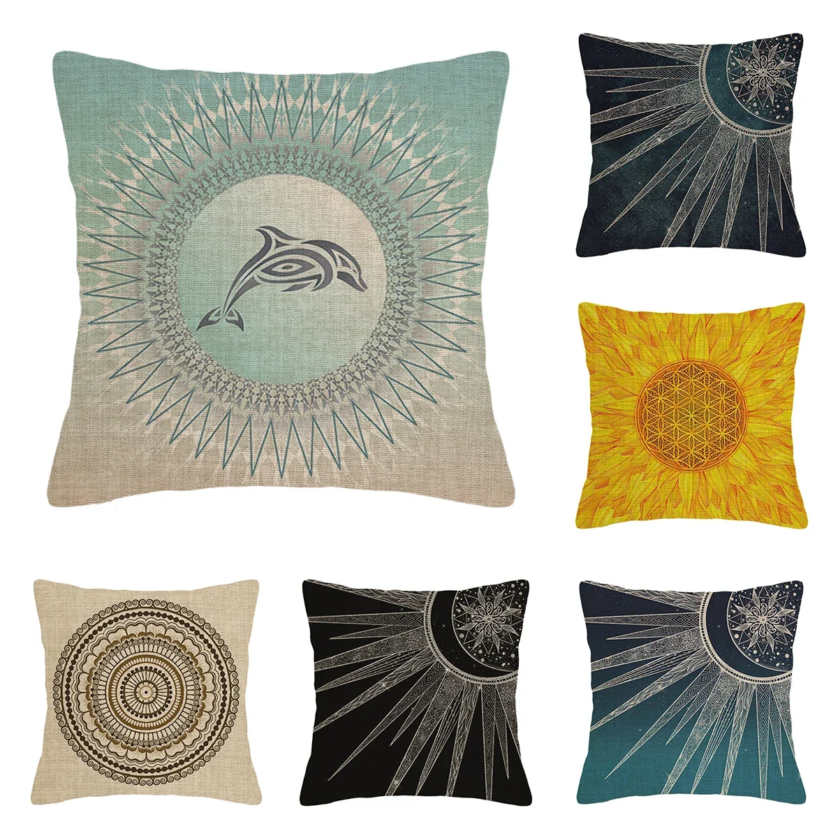 Decorative Cushion for Home Living Room Decor Throw Pillowcase pillow Cover 45*45 40x40cm 60x60cm 45x45cm 50x50cm Mandala boho