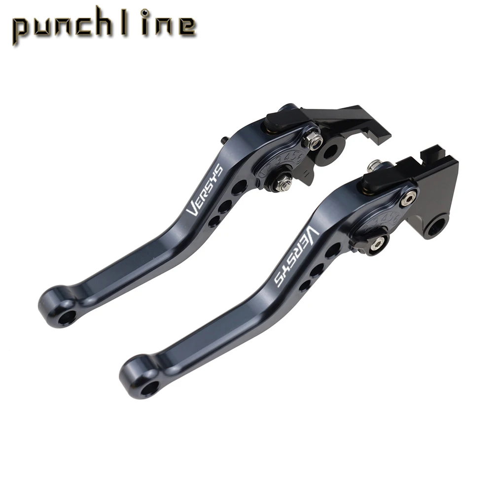 Motorcycle CNC Accessories Short Brake Clutch Levers Adjustable Handle Set Fit VERSYS 1000 1000SE 2019-2023 