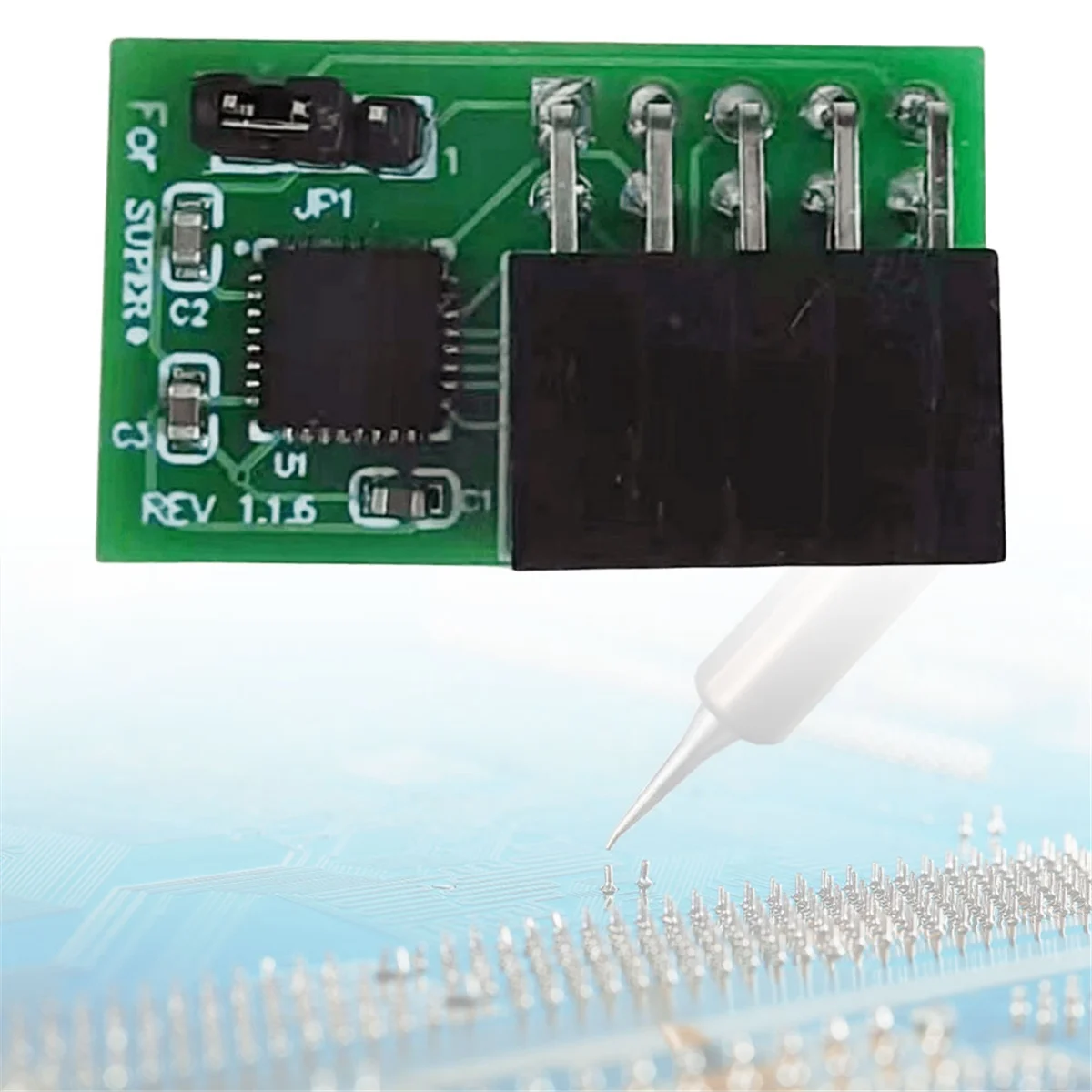 Efficiente modulo SPI TPM 2.0 a 10 pin per SuperMicro-AOM-TPM-Parallel(B)