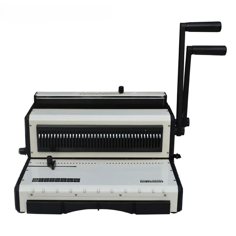 Calendar Binding Machine Middle Semicircle Hoop Binding Machine 3:1 Twin Coil Desk Calendar Drilling Machine