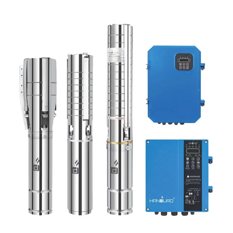 Powerful 6 Inch 7.5HP Solar Pump High Pressure Submersible DC AC Solar Water Pump