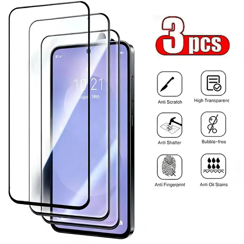 3Pcs Screen Protectors For Samsung A17 A16 A15 A14 Protective Film For Galaxy A35 A55 A34 A54 A36 A56 Tempered Glass