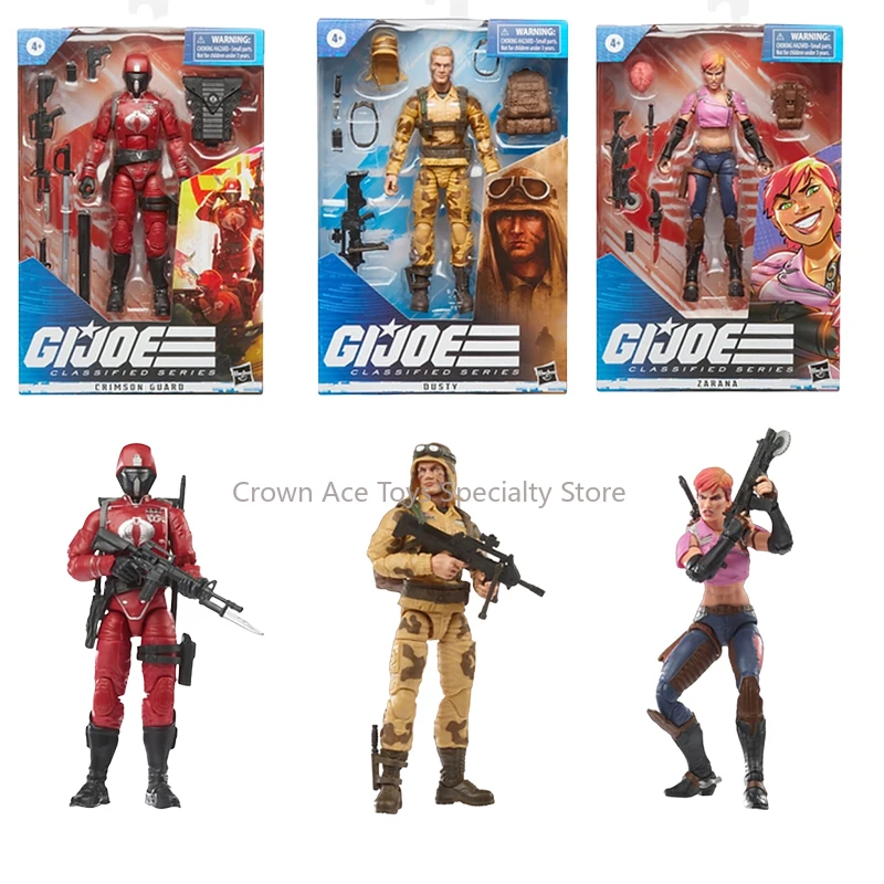 

Hasbro G.I. Joe Classified Wave 10 Zarana Dusty Crimson Guard General Boxed Action Figures Trendy Collectible Toys Holiday Gifts