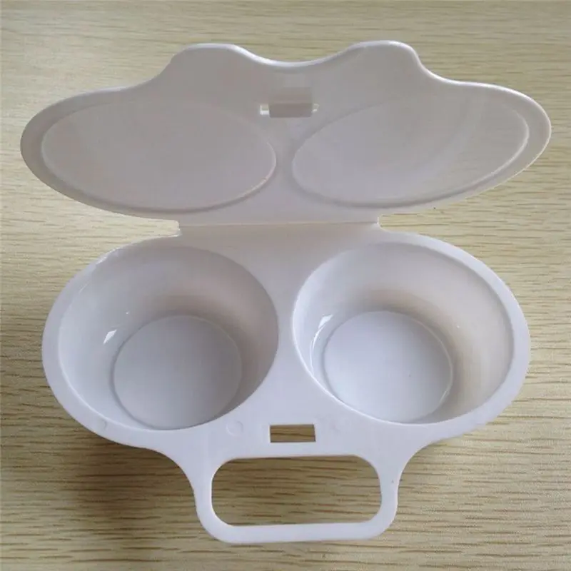 A67M-Microwave Egg Steamer Omelette Round Egg Steamer Cooking Mold Egg Boiling Tool Kitchen Egg Gadget