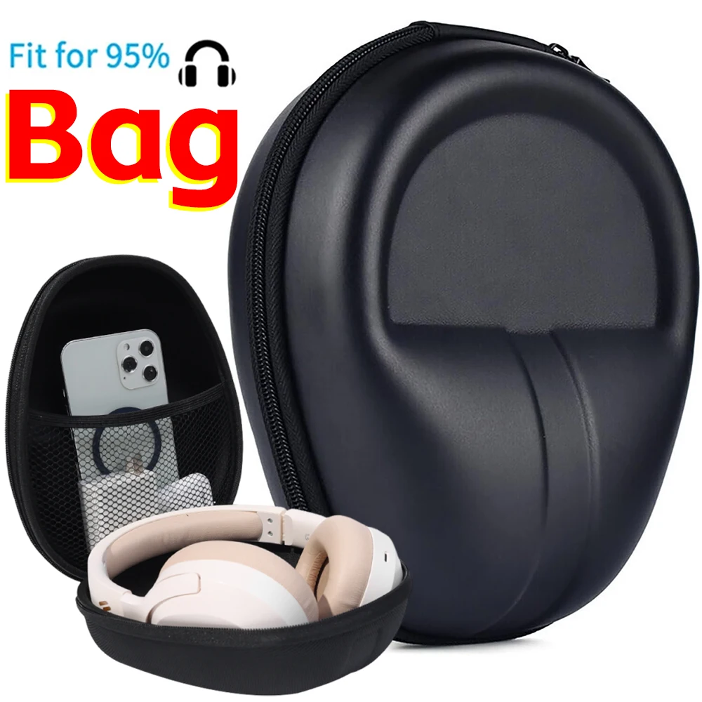 Universal Headphone Case for Sony WH-1000XM4 WH-CH720N MDR-ZX100 Headset Storage Bag Hard Shell Earphone Carrying Pouch Box