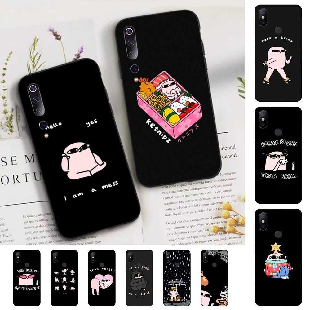 K-Ketnipz Bean-bag Phone Case For Xiaomi Mi 5X 8 9 10 11 12 lite pro 10T PocoX3pro PocoM3 Note 10 pro lite