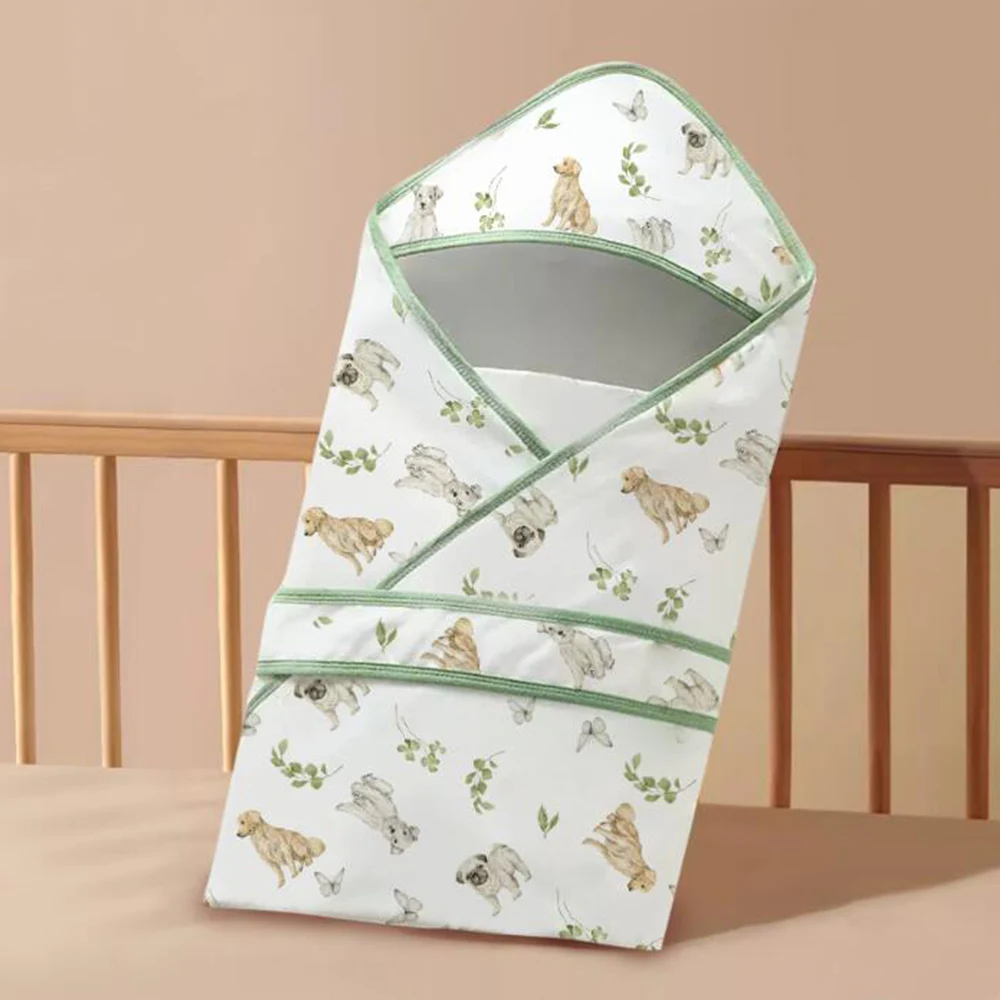 

Newborn Baby Blankets And Swaddle Cotton Doulbe Layer Spring Autumn Hospital Baby Carrier 0-3 Months High Quality