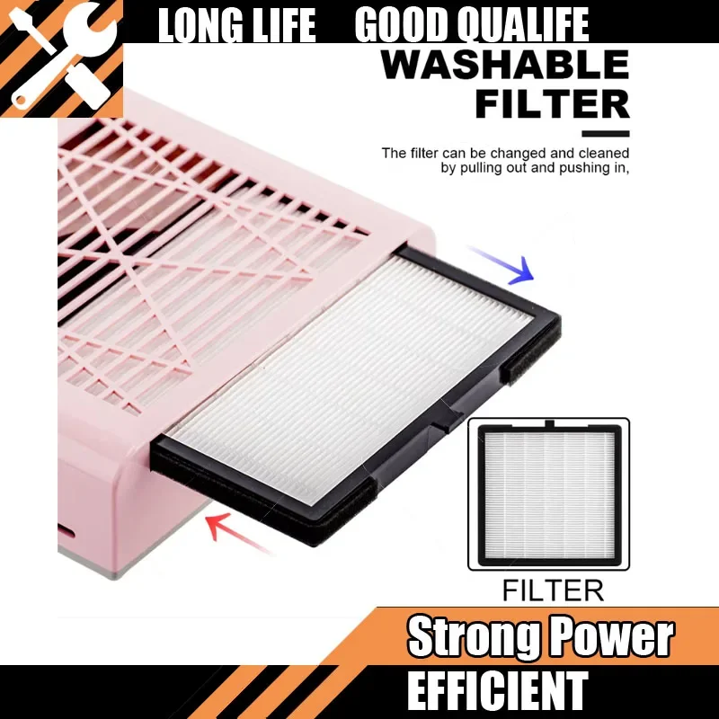 

Hot Nail Dust Collector Manicure Machine Tools Strong Power Nail Vacuum Cleaner With Remove Filter Nail Extractor Fan Nail Tools