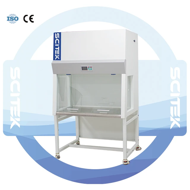 Horizontal Laminar Flow Cabinet Adjustable HEPA Filter Steel Laminar Flow Cabinet Providing Laboratory