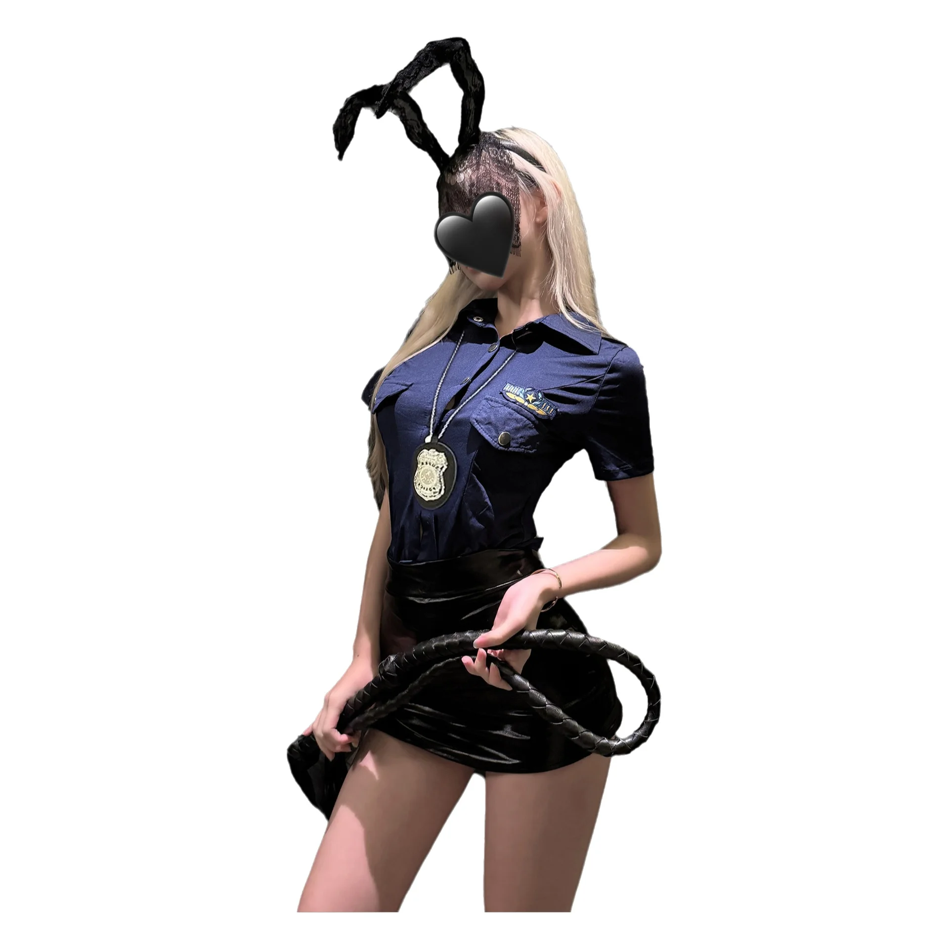 

Сексуальный костюм полицейской: игривый, элегантный, с вырезами, для ролевых игр, для ночного клуба, очаровательный комплект NGQB