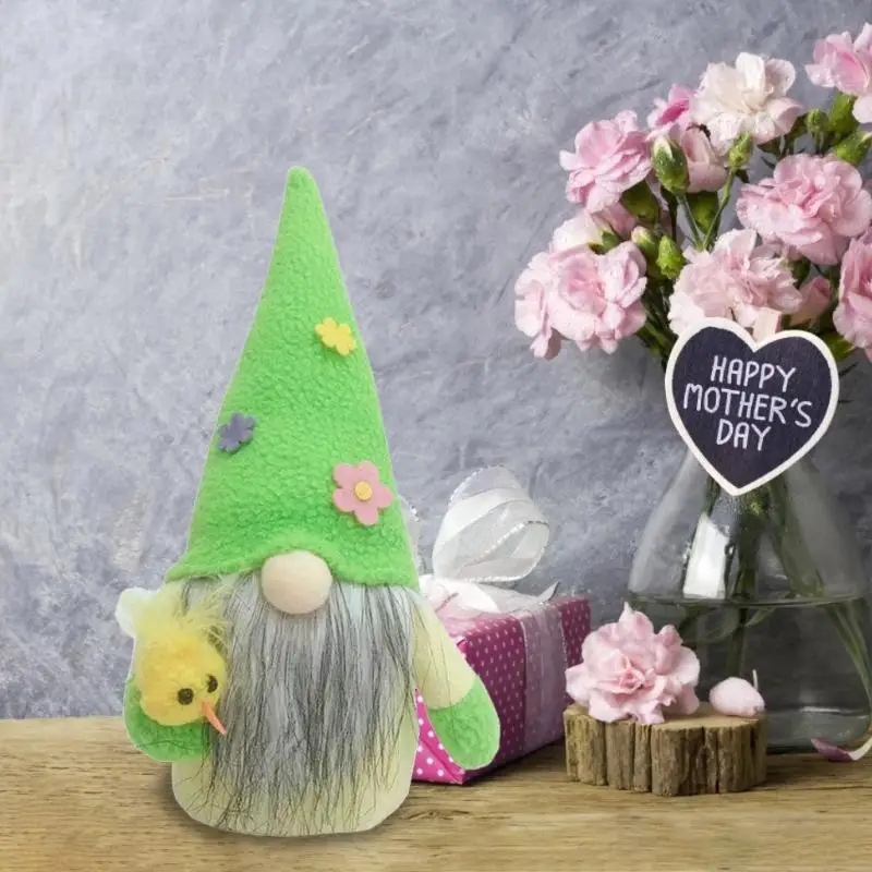 77JB Mother's Day Easter Gnome Tomte Nisse Swedish Elf Dwarf Home Farmhouse Decor