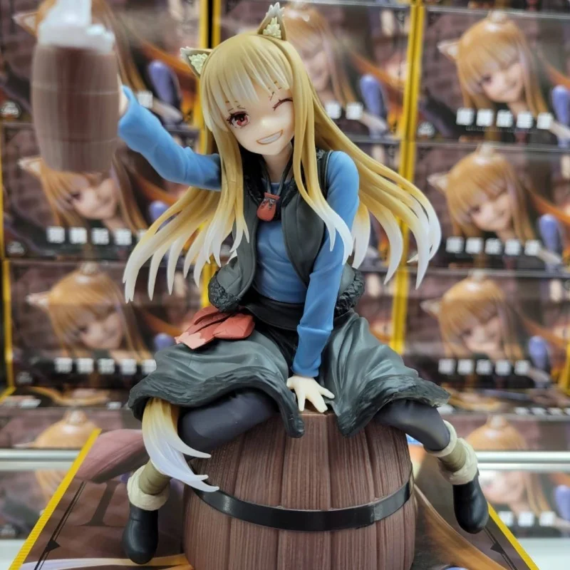 In Stock Original Sega Luminasta Spice And Wolf Holo Pvc Anime Figure Action Figures Model Toys