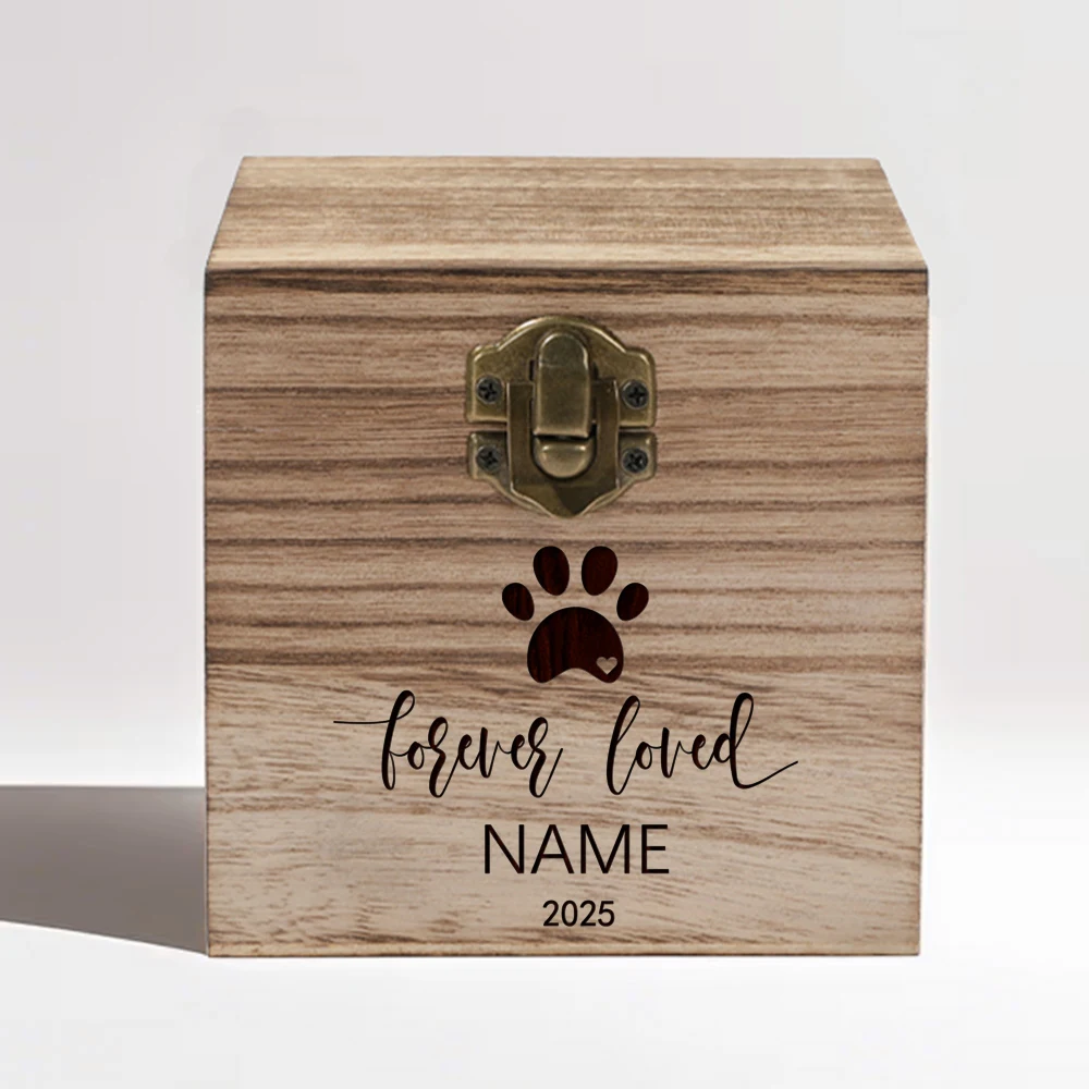 

Pet Memorial Keepsake Box Dog Bereavement Gift Pet Keepsake Box Cat Dog Loss Gift Wood Memorial Urns Dog Ashes Keepsake