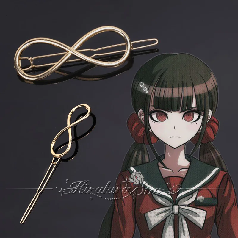 Anime Maki Harukawa Cosplay Prop Headwear Harukawa Maki Hair Clip Role Play For Halloween Carnival Party Adult Women Prop
