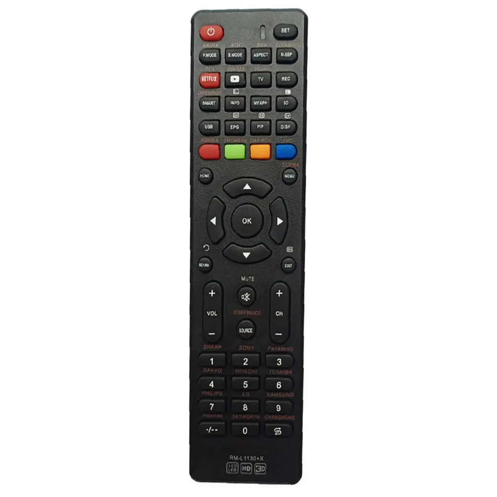 Remote Controller Television Universal Smart TV Portable LED Compatible Multifunctional Televisions Controllers RM-L1130+X