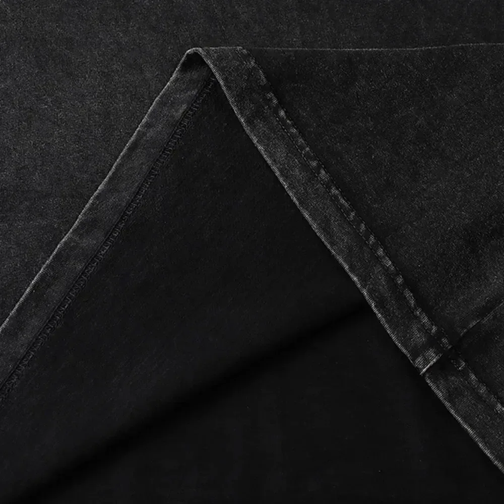 غسلها ريترو مغني الراب المستقبل ومترو الانفاق Boomin نحن لا نثق بك الجرافيك تي شيرت الرجال القطن الخالص الهيب هوب موضة فضفاض تي شيرت #6