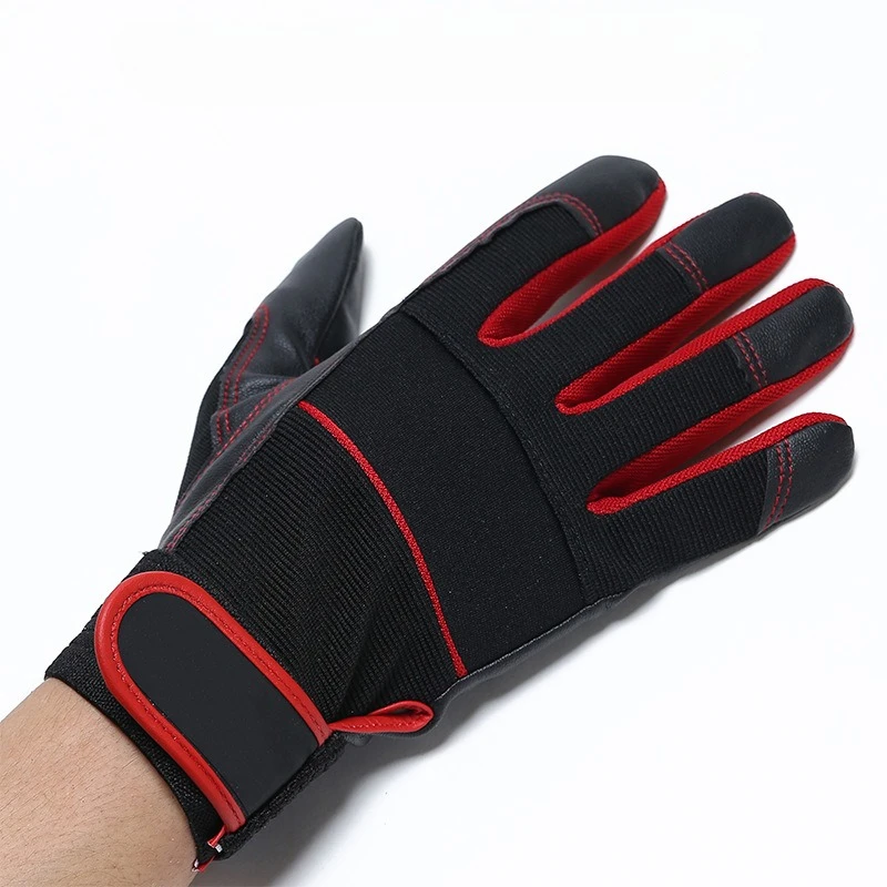 

1 Pair Mens Work Gloves Soft PU Driver Hunting Driving Farm Garden Welding Security Protection Safety Mechanic Gloves