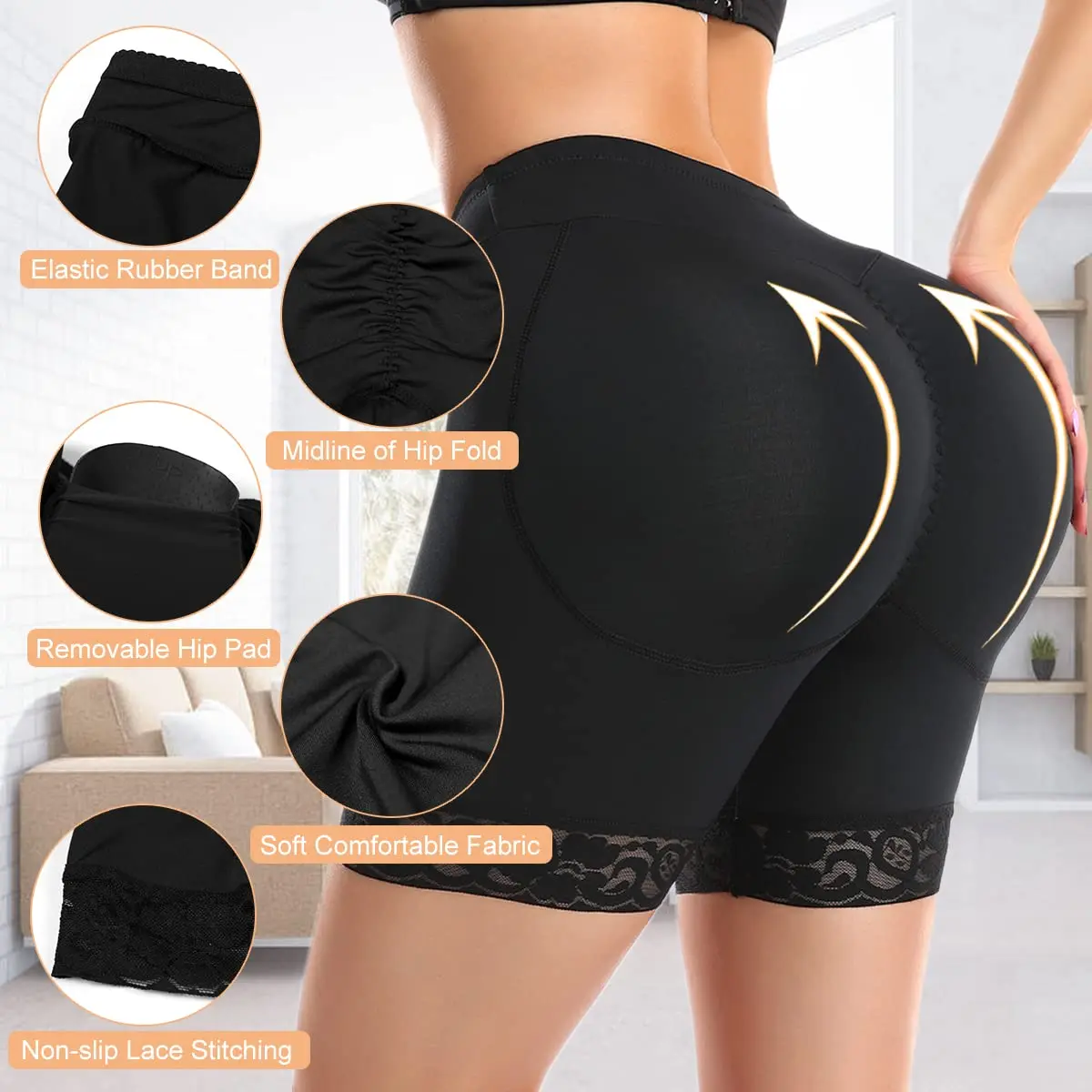 Butt Lifter Panties Faja Shorts Hip Enhancer Tummy Control Butt Lifting Shapewear Sexy Shaper Panties Seamless Shaping Underwear