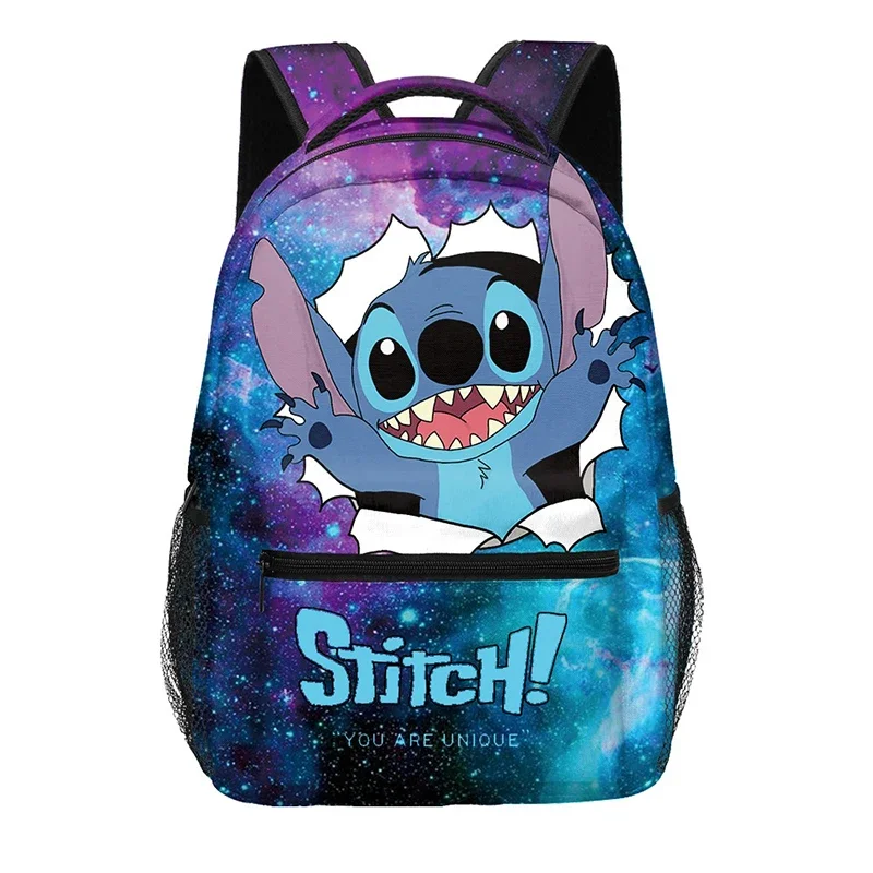 Cartoon Stitch Peripheral Backpack Digital Printed Child Campus Student Schoolbag Boy Girl Cartoon Animation Burden Reducing Bag