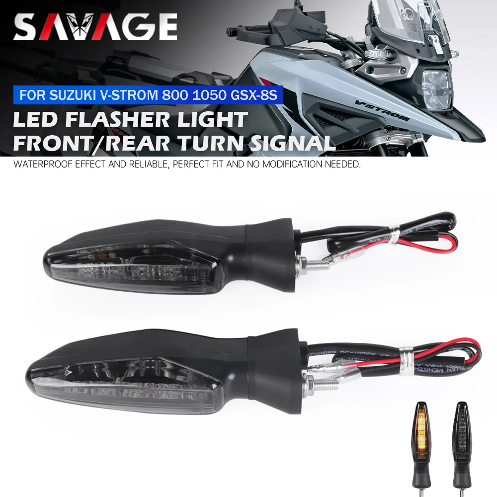 

Turn Signal LED Light For SUZUKI V-Strom 800 1050 GSX-8S GSX-8R GSX-S1000/S Katana 1000 DL800 Motorcycle Indicator Flasher Lamp