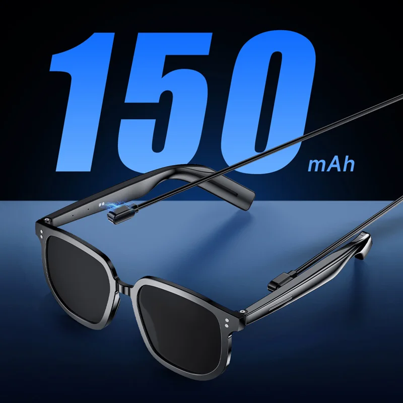 

Умные очки с поддержкой Bluetooth-вызовов, пульт дистанционного управления для фотографий, музыки, для изменения песен и голосовых помощников Ai, НОВИНКА 2025 г.