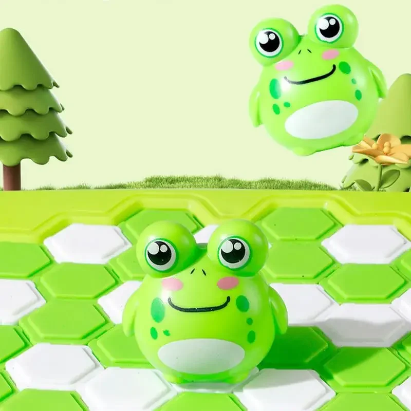 Ice Breaker Board Game Save Frog Frog Trap Activate Game Toy Puzzle Table Knock Block Break Ice Frozen Game For Kids