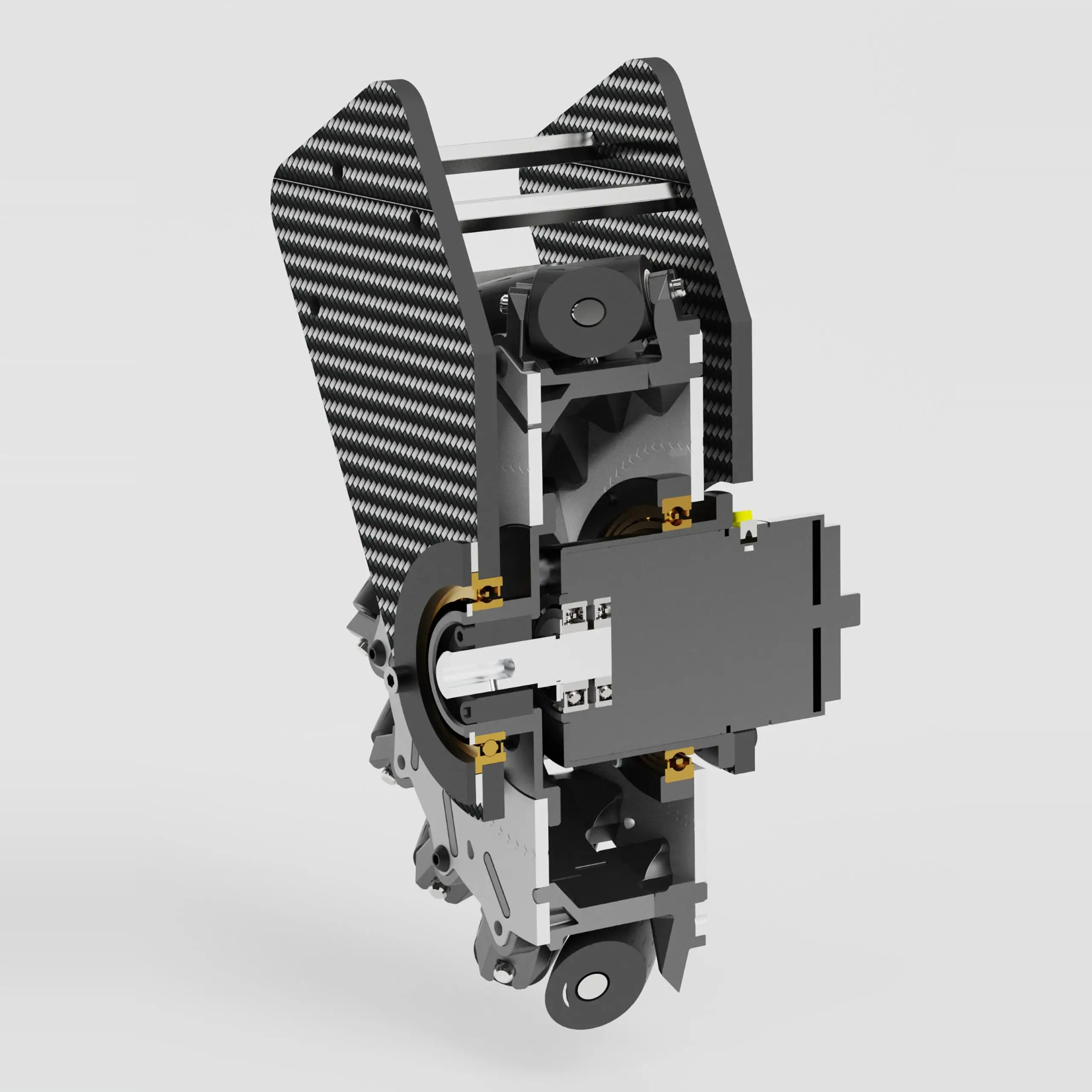 Embedded 3508 Mecanum Wheel XROLL HEXROLL Built-in Omni Directional Robot Driving Wheel Part