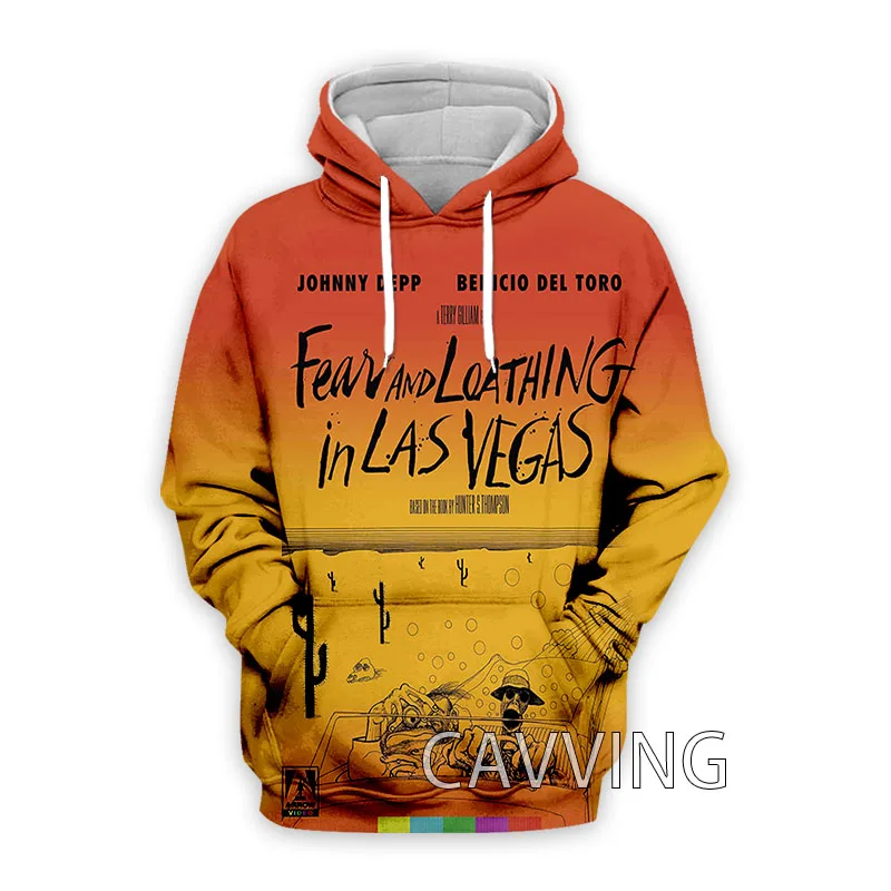 CAVVING 3D Printed Fear and Loathing In Las Vegas Hoodies Hooded Sweatshirts Harajuku  Tops Fashion Clothing for Women/men