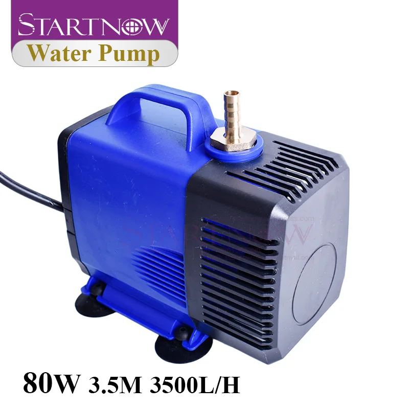 Startnow 80W Energy Saving Submersible Water Pump 3500L/H Flow 220V for Fish Farming, Fountains Ponds and CO2 Laser Systems