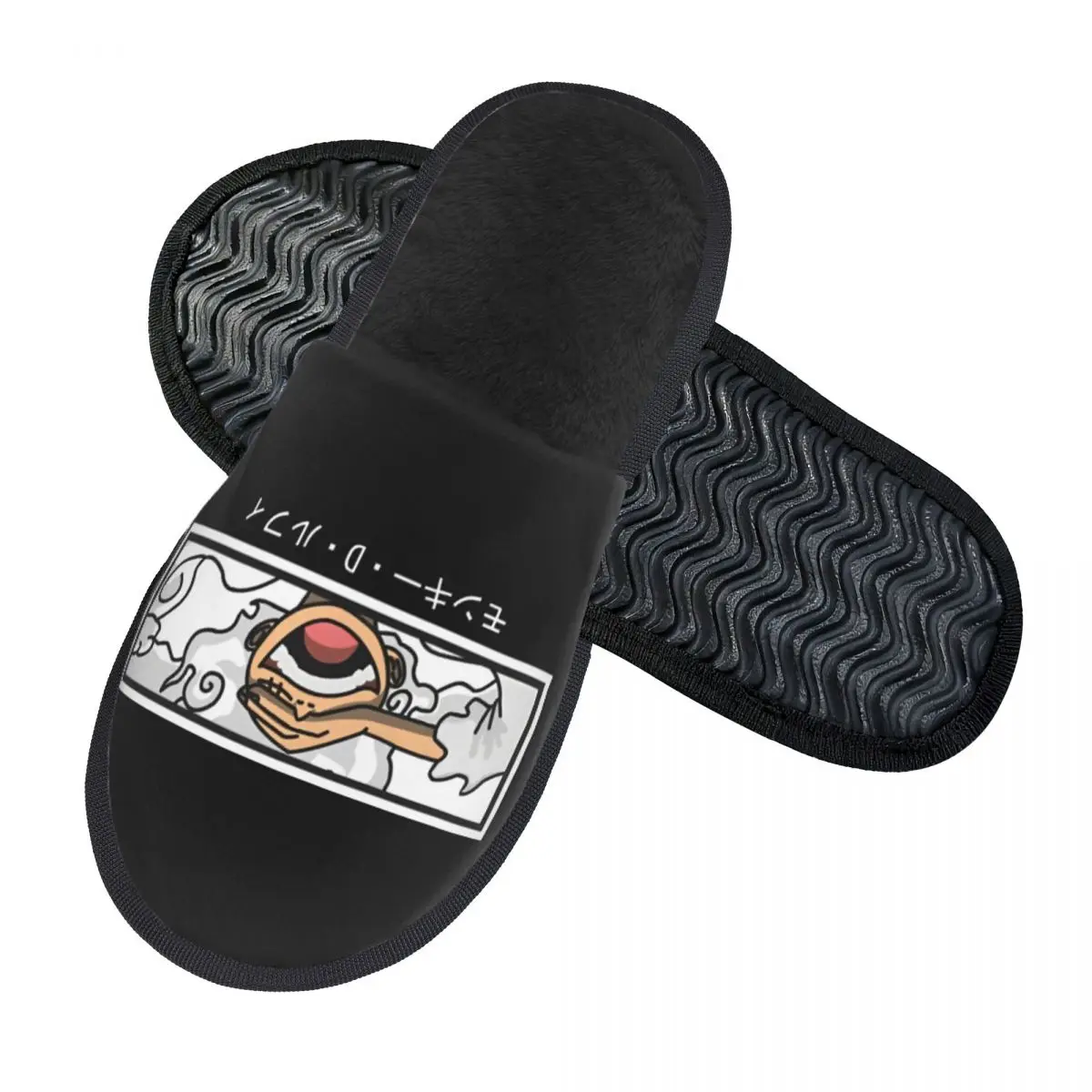 OnePieces Luffys Zoro O-one-piece-e Cotton Slippers Living Room Cozy Memory Foam Slippers Anti Slip