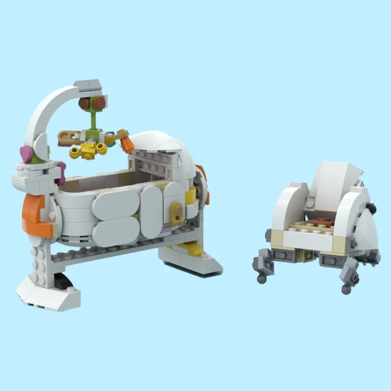 245 قطعة MOC الأثاث الإبداعي وحدات سوينغ سرير وكرسي نموذج العمارة بنة لتقوم بها بنفسك تجميع الأطفال لعبة الطوب هدية