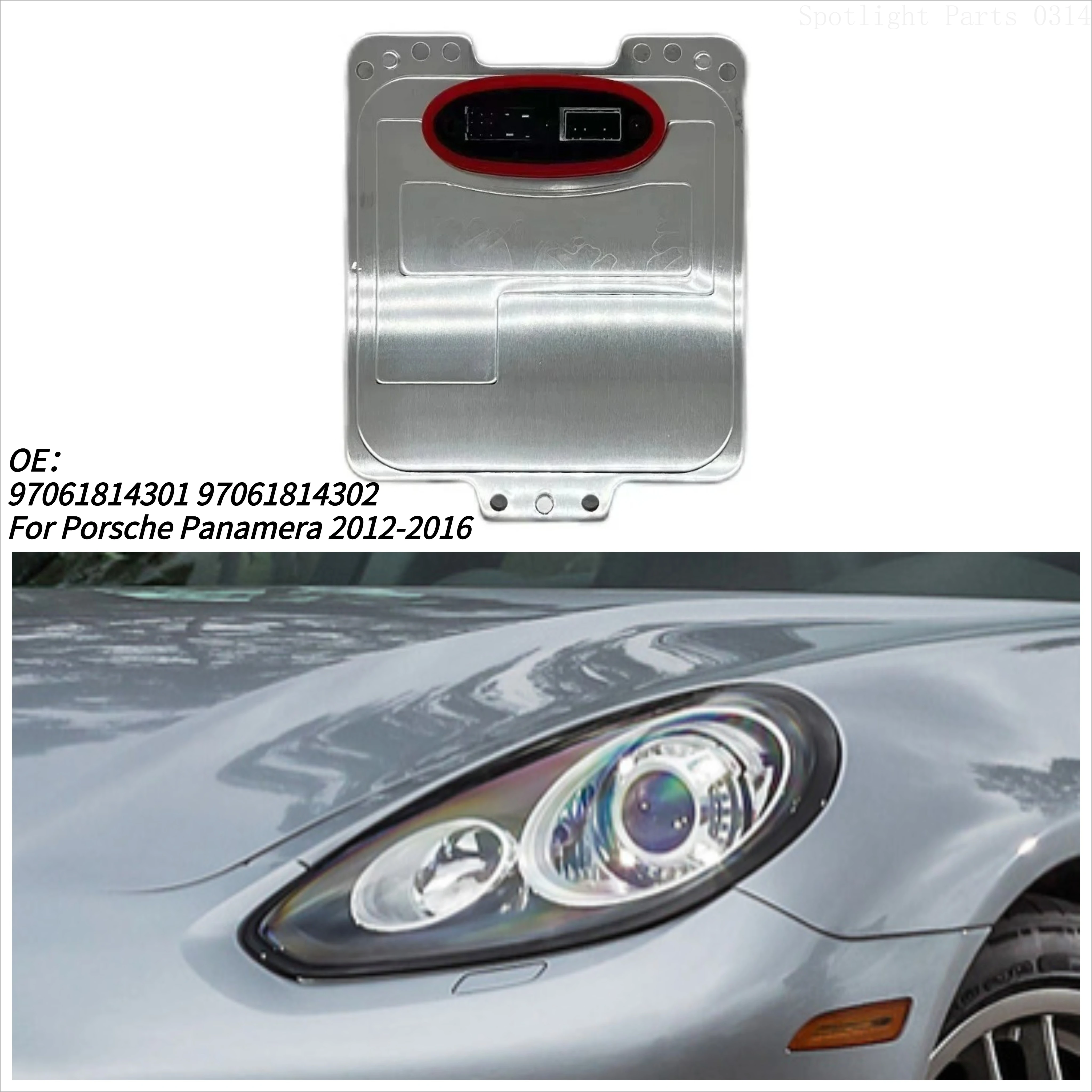 

970.618.143.01 For 2012-2016 Porsche Panamera D1S.D1R Headlight DRL Xenon Ballast Module 97061814301 97061814302 Car Accessories