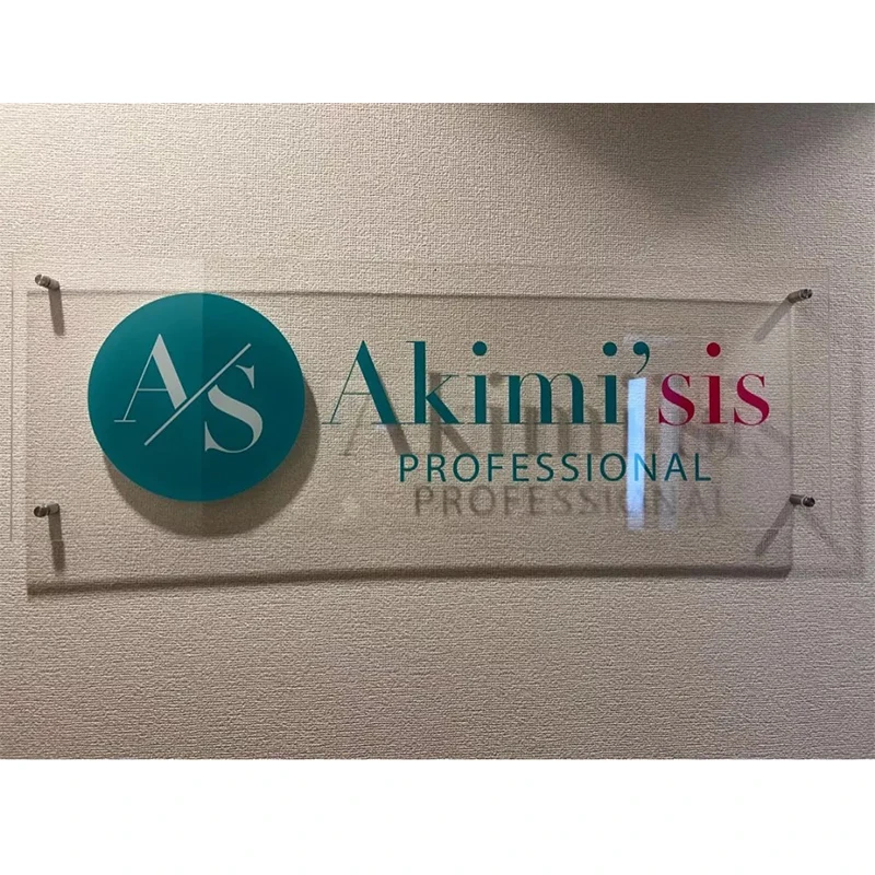 Customized Acrylic Billboard Advertising Transparent Billboard