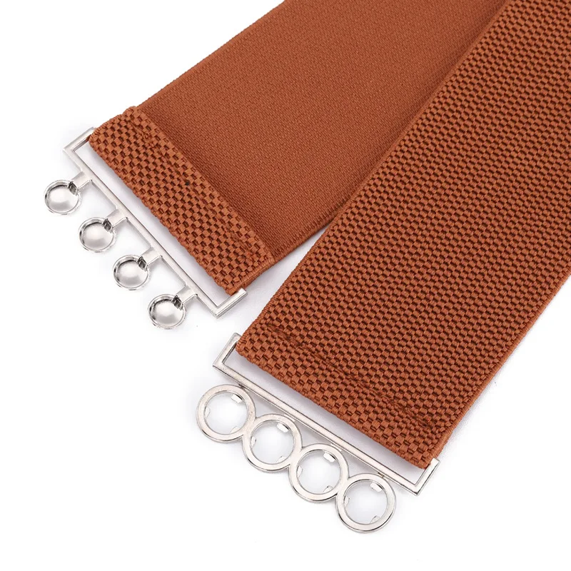 ZLY-Ceinture artificiel astique Réglable pour Femme, Manteau Simple et Décontracté, Style Élégant, Métal Argenté, Structure, Couleur Unie, Taille, Nouvelle Mode, 2023