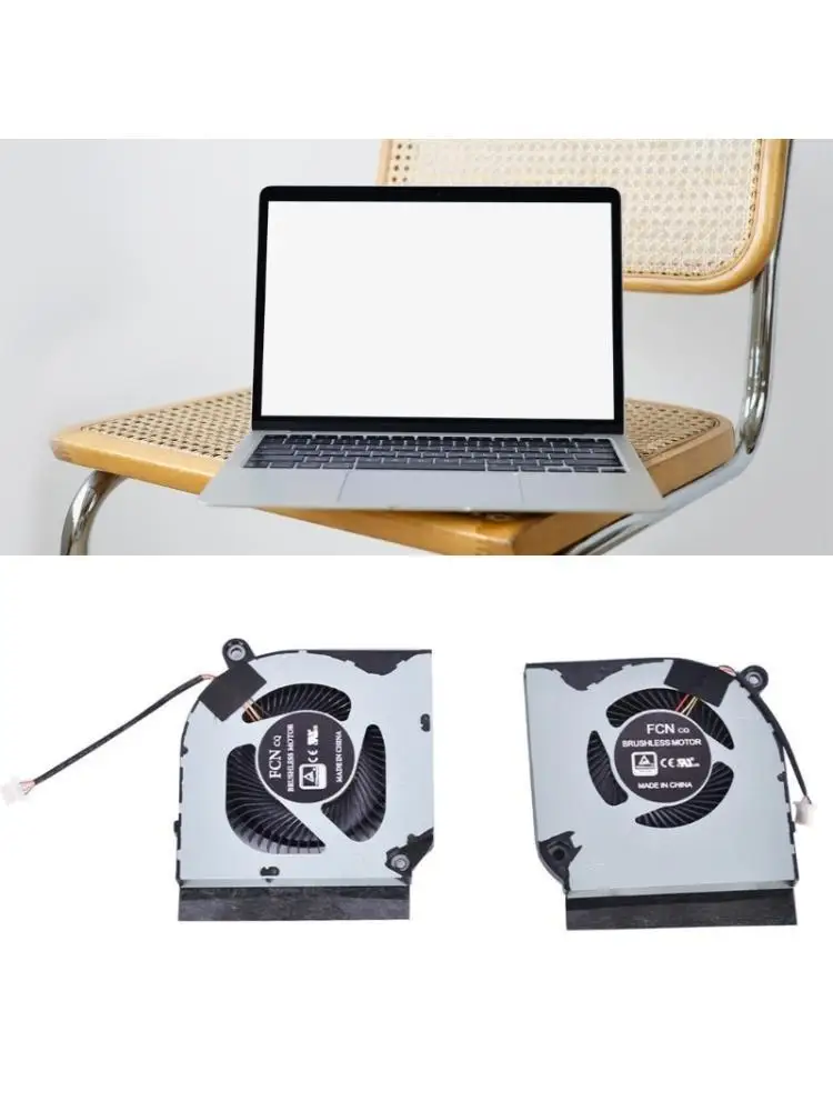 652F Computer Notebook Cooler Radiator DC5V 0.5A 4-pin GPU CPU Cooling Fan for Nitro 5 AN515-55 AN517-52