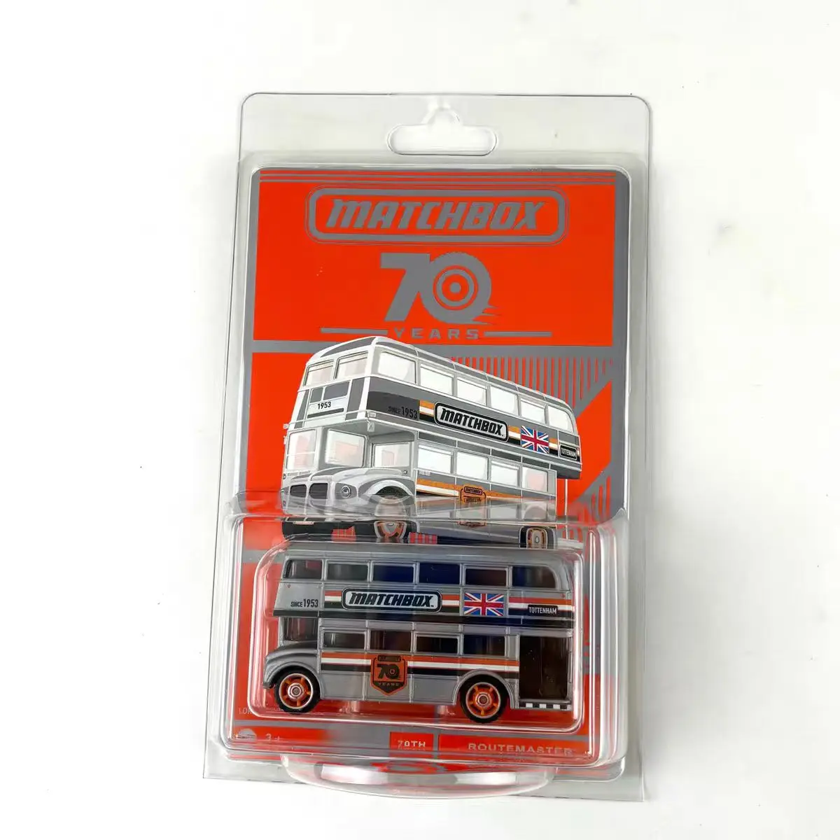 Matchbox 70th Limited Edition London Double Decker Bus HPN17 Routemaster Diecast Alloy Car Model Collectible Toy For Kids