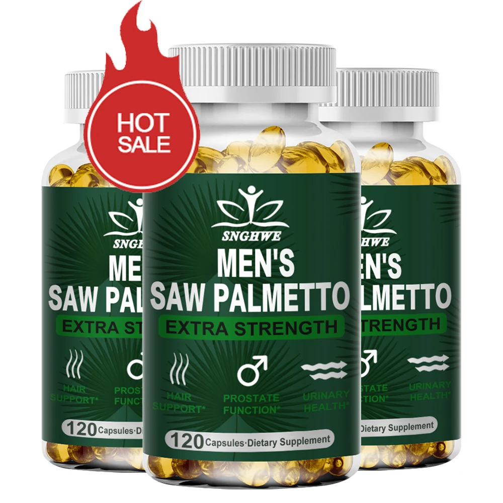 Saw Palmetto Prostate Support Supplement-Supports Prostate Health, Urinary Tract and Urinary Health, Reduces Urinary Frequency