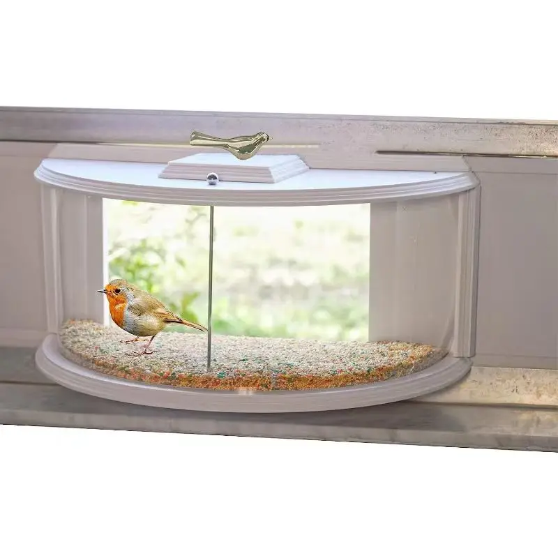 Window Bird Feeder in-House 180 Degree Clear View Factory Wholesale