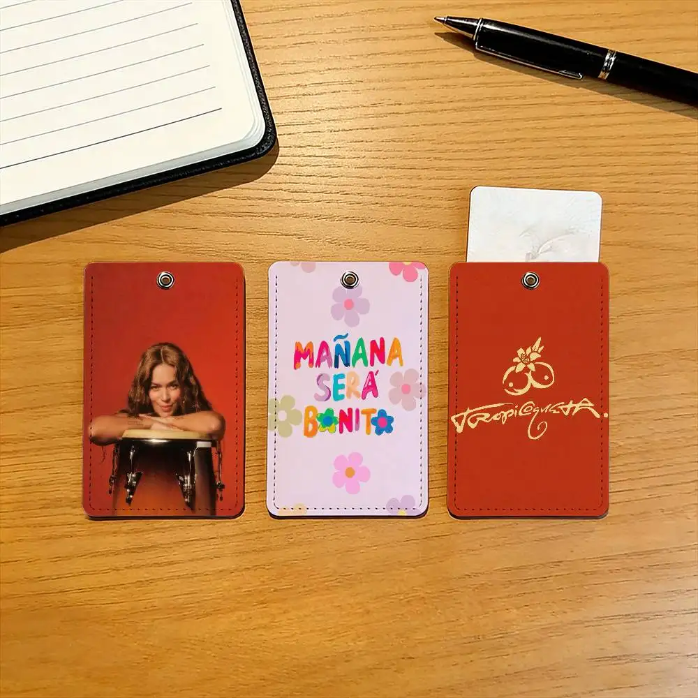 

Singer K-Karol G Card Holder With Keychain For Access Card Bus Pass & Card Credit ID Bank Card Protective Case