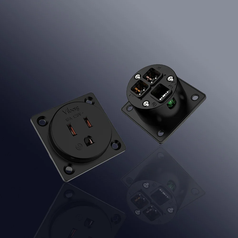 Viborg vvvm04 soquete puro do cobre, nós soquete, única tomada pura do cobre, 15a 125 v