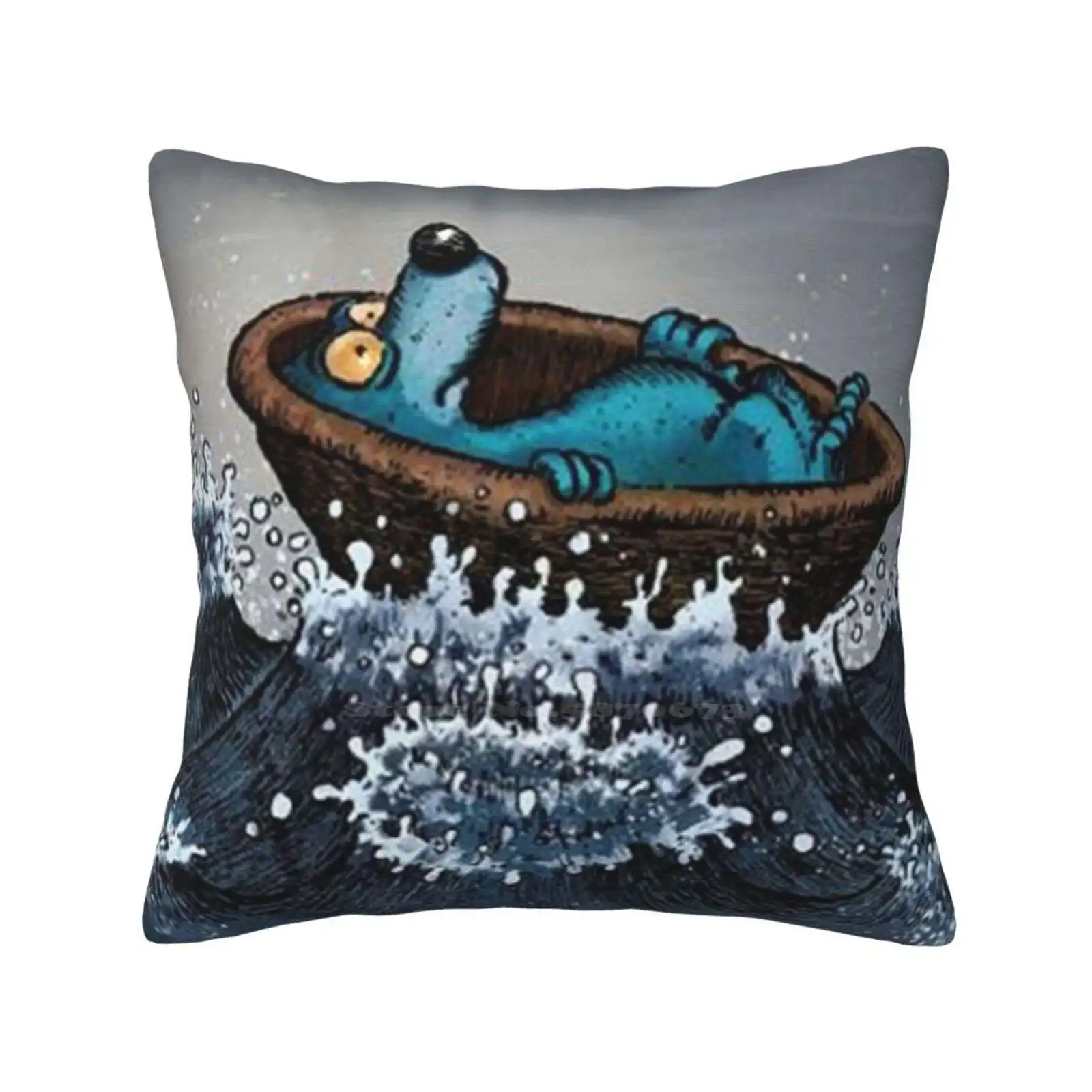 

Captain Bluebear Throw Cushion Pillow Cover Bluebear