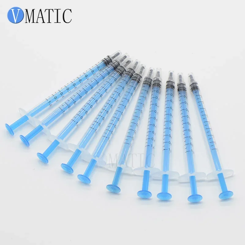 Free Shipping Non Sterilized 1ml/cc Plastic Liquid Syringe