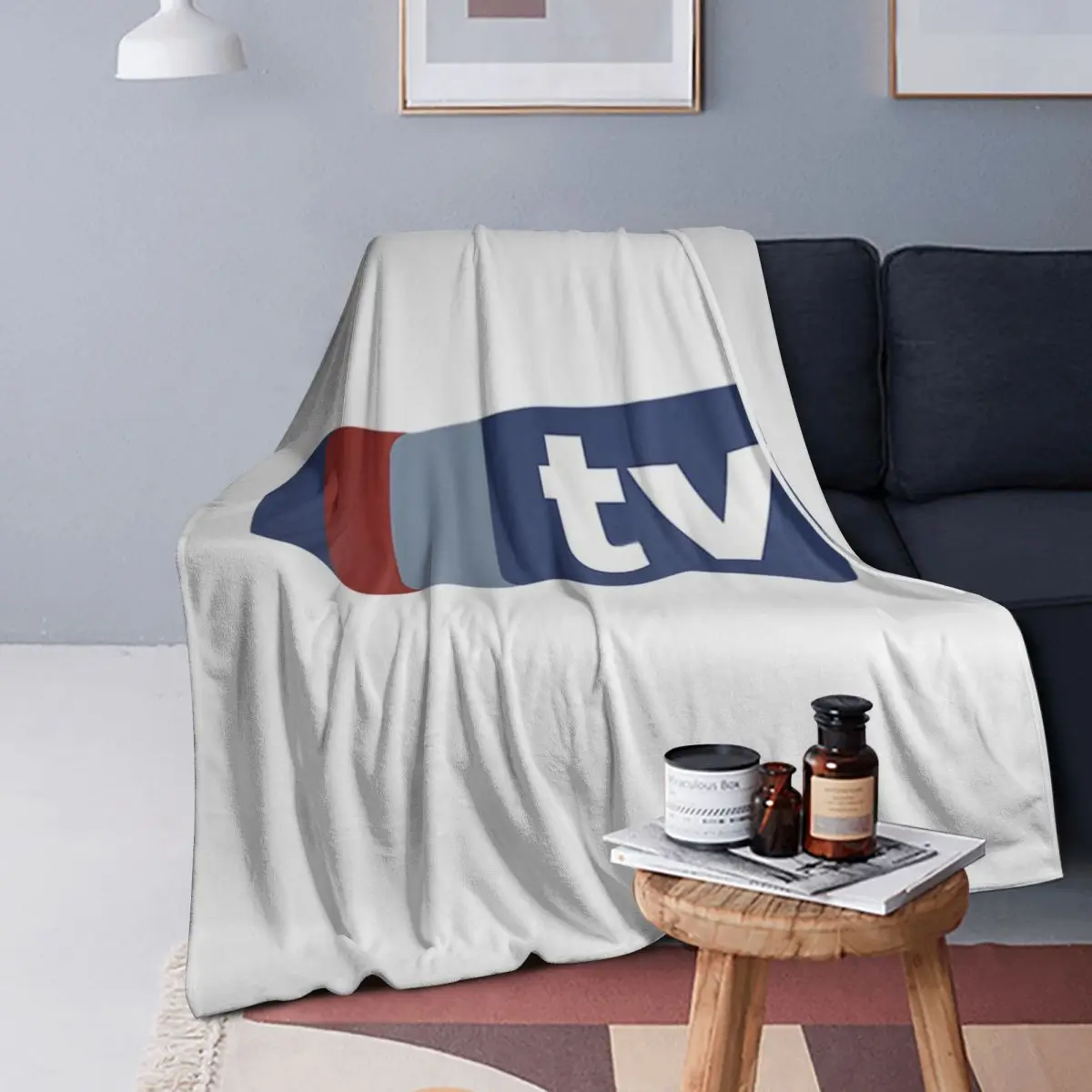 

Corncob TV I Think You Should Leave Blanket Soft Warm Flannel Throw Blanket Plush for Bed Living room Picnic Travel Home Couch