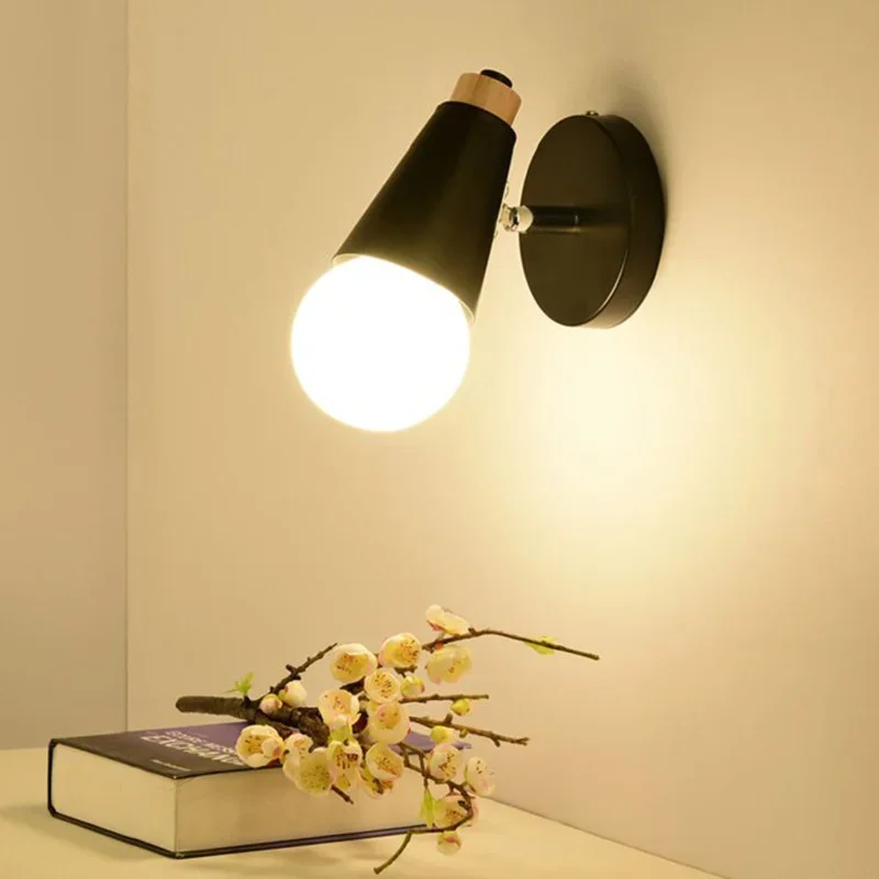 أوروبا أباجورة موجزة الأصالة القهوة بار التلفزيون حائط الخلفية الديكور شخصية Led الغزلان رئيس الجدار مصباح #4