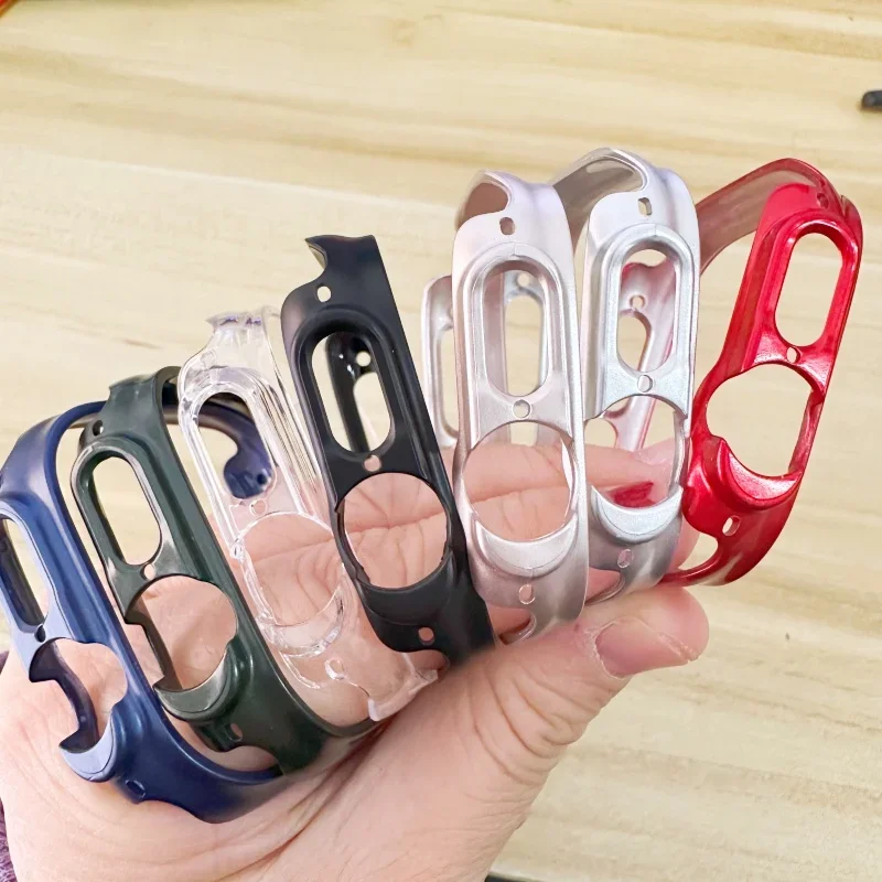 Rugged Cover For Apple Watch Case 49mm Accessories PC Screen Protector Bumper iWatch series Ultra 3 2 1 49mm No Glass