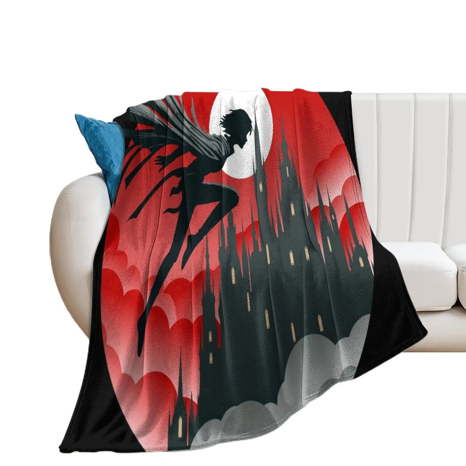 

Vin in Luthadel - Mistborn Throw Blanket Beautifuls Fashion Sofas Hairy Blankets