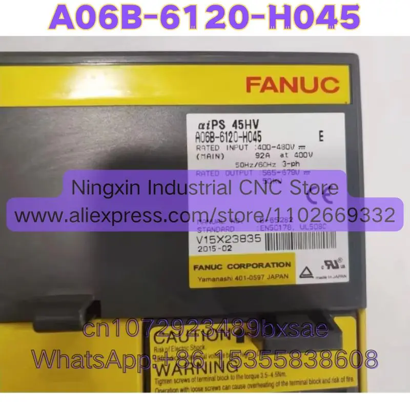 Second-hand A06B-6120-H045 A06B 6120 H045 Power Supply Module Tested OK Quick Shipment