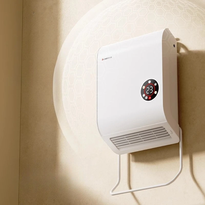 

Punch-Free Wall-Mounted Bathroom Heater Dual Air & Light Heating 2-in-1 Home Shower Warmer